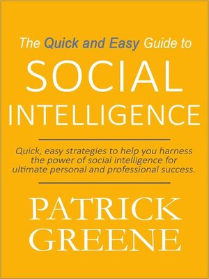 cover image of The Quick and Easy Guide to Social Intelligence